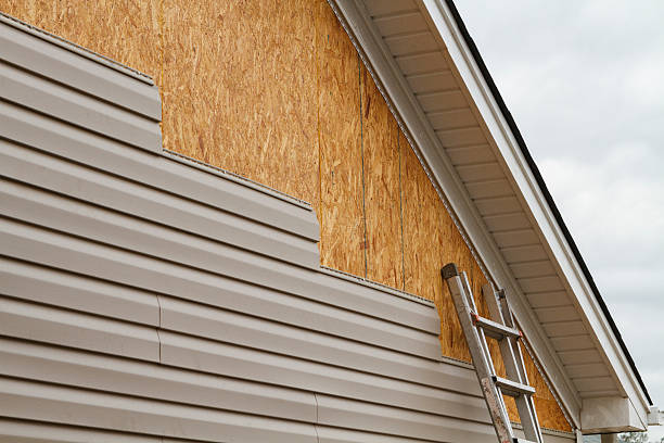 Professional Emergency Siding Repair technician working in Arlington Heights, WA